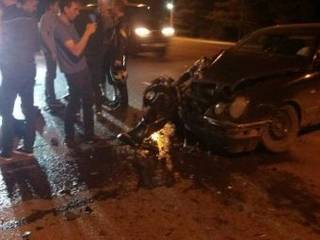 На трассе Омск-Павлодар разбился мотоциклист