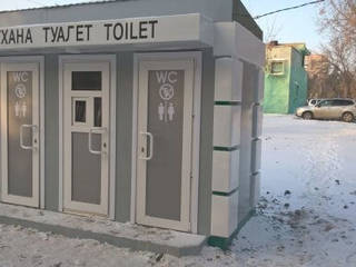 Уличный туалет по цене квартиры презентовали в Павлодаре