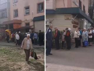Километровая очередь выстроилась за бесплатным хлебом в Алматы