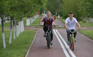 Павлодарская область подарила Астане 11 км велосипедной дорожки