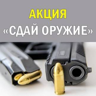 «Сдай оружие – получи деньги» - МВД объявило акцию по выкупу незаконного огнестрела