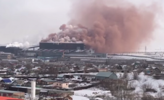 За розовый дым оштрафовали Карагандинский металлургический комбинат