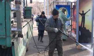 Более 450 остановок в Павлодаре помоют и обработают за 10 дней