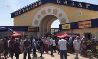 Сотни торговцев устроили бунт с требованием открыть рынок в Актобе