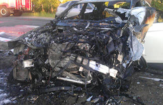 В Павлодаре в аварии погибли два человека