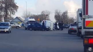 Видео ДТП с участием машины полиции Павлодара появилось в Сети
