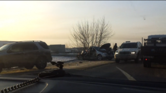 Автоледи врезалась в ГАЗель в Павлодаре