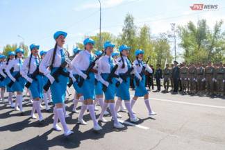 «Девичий батальон» стал одним из победителей смотра-парада в Павлодаре