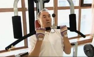 Видео спортивных тренировок Назарбаева появилось в Сети