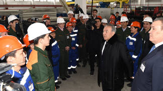 Назарбаев посетил с рабочим визитом город Уральск
