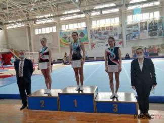 Павлодарская сборная по батутной гимнастике - первая на ЧРК