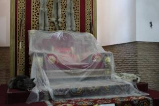 Почему ханский трон укрыт полиэтиленом?