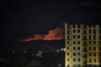 11 часов боролись со степным пожаром в Павлодарской области