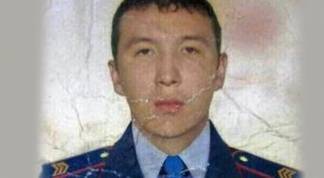Сотрудника полиции убили 31 декабря в Алматинской области