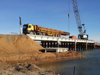 К концу 2016 года в Павлодаре завершат строительство крупнейшего в ЦА моста