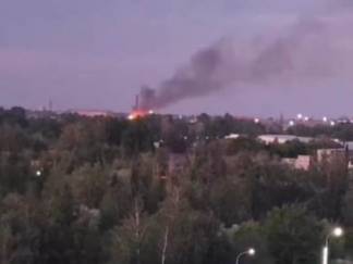 Строительный мусор горел на Жибек жолы в Павлодаре