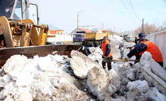 Только 45% необходимой снегоуборочной техники задействовано в Павлодаре