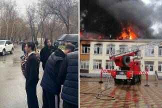 Ученики сгоревшей школы в Павлодаре рассказали, что их спасло от травм