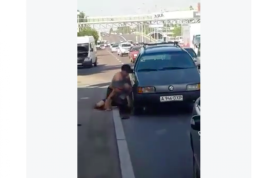 Видеозапись с удушением человека в Алматы появилась в Сети