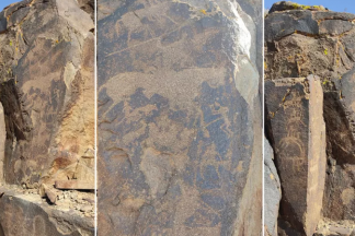 Уникальные петроглифы нашли в Алматинской области