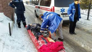 Женщина с ребёнком ушли под лёд в Павлодаре
