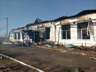 В Павлодарской области сгорел монастырь