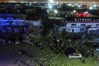 Жители Актау сообщили о мощном взрыве